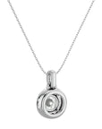 Lanț cu Pandantiv Rotund Brilliant cu Diamant Natural Halo de 1.51 ct din - Castelo.ro