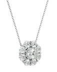 Lanț cu Pandantiv Floare Eternă Diamante Create în Laborator de 0.93 ct din - Castelo.ro