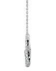 Lanț din Aur 14k cu Pandantiv Fluture din Diamante Create în Laborator de 0.31 ct din 14K Aur Alb - Castelo.ro
