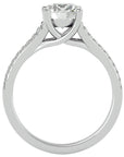 Inel de Logodnă din Aur 14k cu Diamante Naturale Tăietură Rotund Brilliant de 1.66 ct din 14k Aur Alb - Castelo.ro