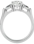 Inel de Logodnă cu Trei Diamante Naturale de 1.73 ct din Platina - Castelo.ro