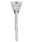 Inel de Logodnă cu Trei Diamante Create în Laborator de 1.73 ct din Platina - Castelo.ro