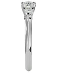 Inel de Logodnă Céline Trei Moissanite de 0.93 ct din Platina - Castelo.ro
