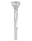 Inel de Logodnă Béatrice cu Trei Moissanite de 0.95 ct din Platina - Castelo.ro