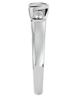 Inel Rosette cu Trei Diamante Naturale de 0.88 ct din Platina - Castelo.ro
