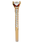 Inel de Logodnă Atena din Aur 14k cu Trei Diamante Naturale Pavè 0.39 ct din 14k Aur Galben - Castelo.ro
