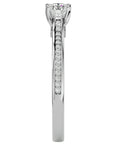 Inel de Logodnă Notre-Dame cu Diamante Create în Laborator de 0.74 ct din Platina - Castelo.ro