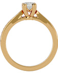 Inel de Logodnă Hamptons din Aur 14k cu Diamante Naturale Tăietură Princess de 0.84 ct din 14k Aur Galben - Castelo.ro