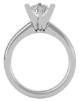 Inel de Logodnă Pavé din Aur 14k cu Diamante Naturale Brilliant de 0.79 ct din 14k Aur Alb - Castelo.ro