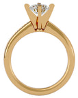 Inel de Logodnă Pavé din Aur 14k cu Diamante Naturale Brilliant de 0.79 ct din 14k Aur Galben - Castelo.ro