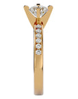 Inel de Logodnă Pavé din Aur 14k cu Diamante Naturale Brilliant de 0.79 ct din 14k Aur Galben - Castelo.ro