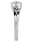 Inel Soft Pavé cu Diamante Naturale Brilliant de 0.67 ct din Platina - Castelo.ro