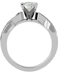 Inel de Logodnă Duo Eternal cu Diamante Naturale Brilliant de 2.18 ct din Platina - Castelo.ro