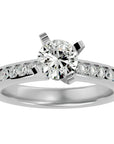Inel de Logodnă Pavé cu Diamante Create în Laborator Brilliant de 1.58 ct din Platina - Castelo.ro