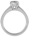 Inel de Logodnă cu Diamante Create în Laborator Solitaire Etern Pavé de 1.10 ct din Platina - Castelo.ro