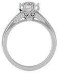 Inel de Logodnă cu Diamante Create în Laborator Solitaire Etern Pavé de 1.14 ct din Platina - Castelo.ro