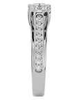 Inel de Logodnă cu Diamante Naturale Solitaire Etern Pavé de 1.77 ct din Platina - Castelo.ro