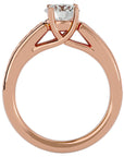 Inel de Logodnă din Aur 14k cu Diamante Naturale Solitaire Etern Pavé de 1.57 ct din 14k Aur Roz - Castelo.ro