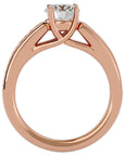 Inel de Logodnă din Aur 14k cu Diamante Naturale Solitaire Etern Pavé de 1.57 ct din 14k Aur Roz - Castelo.ro