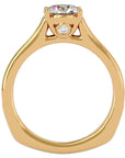 Inel de Logodnă cu Diamante Naturale Solitaire Etern Pavé de 1.95 ct din 18k Aur Galben - Castelo.ro