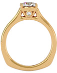 Inel de Logodnă din Aur 14k cu Diamante Create în Laborator Solitaire Etern Pavé de 1.95 ct din 14k Aur Galben - Castelo.ro
