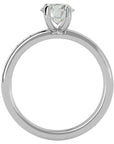 Inel de Logodnă din Aur 14k cu Diamante Naturale Solitaire Etern Pavé de 1.47 ct din 14k Aur Alb - Castelo.ro