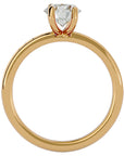 Inel de Logodnă din Aur 14k cu Diamante Naturale Solitaire Etern Pavé de 1.47 ct din 14k Aur Galben - Castelo.ro