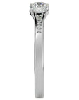 Inel De Logodnă Estee L'Arye cu Moissanite Pavé de 0.90 ct din Platina - Castelo.ro