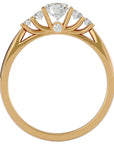 Inel De Logodnă Elysee cu Diamante Create în Laborator Pavé De 0.69 ct din 18k Aur Galben - Castelo.ro