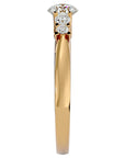 Inel De Logodnă Elysee din Aur 14k cu Moissanite Pavé De 0.69 ct din 14k Aur Galben - Castelo.ro