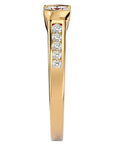 Inel De Logodnă Solitaire Pavé cu Diamante Create în Laborator de 0.77 ct din 18k Aur Galben - Castelo.ro