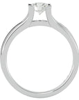 Inel De Logodnă Serene Pavé cu Diamante Create în Laborator de 0.97 ct din Platina - Castelo.ro