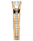 Inel De Logodnă Serene Pavé cu Diamante Create în Laborator de 0.97 ct din 18k Aur Galben - Castelo.ro