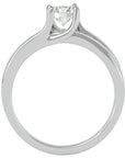 Inel De Logodnă Solitaire Pavé Doré cu Diamante Create în Laborator de 0.96 ct din Platina - Castelo.ro
