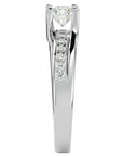 Inel De Logodnă Solitaire Pavé Doré din Aur 14k cu Diamante Create în Laborator de 0.96 ct din 14k Aur Alb - Castelo.ro
