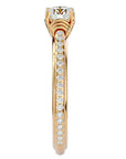 Inel De Logodnă Solitaire Céleste din Aur 14k cu Moissanite de 1.26 ct din 14k Aur Galben - Castelo.ro