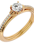 Inel De Logodnă Solitaire Céleste din Aur 14k cu Diamante Naturale de 1.26 ct din 14k Aur Galben - Castelo.ro