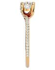 Inel De Logodnă Solitaire Reflet d'Étoile din Aur 14k cu Moissanite de 0.78 ct din 14k Aur Galben - Castelo.ro