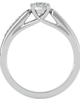 Inel De Logodnă Solitaire Pulse de Nuit cu Diamante Create în Laborator de 0.59 ct din Platina - Castelo.ro