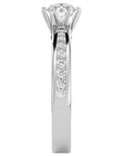 Inel De Logodnă Solitaire Pluie d'Or cu Moissanite de 1.06 ct din Platina - Castelo.ro