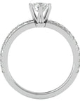 Inel De Logodnă Solitaire Légende de Mer cu Moissanite de 1.03 ct. din Platina - Castelo.ro