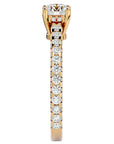 Inel De Logodnă Solitaire Fleur de Nuit din Aur 14k cu Diamante Naturale de 1.20 ct din 14k Aur Galben - Castelo.ro