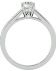 Inel De Logodnă Solitaire Éclat Divin din Aur 14k cu Moissanite de 1.09 ct din 14k Aur Alb - Castelo.ro