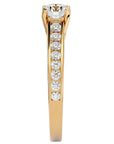 Inel De Logodnă Solitaire Éclat Divin din Aur 14k cu Moissanite de 1.09 ct din 14k Aur Galben - Castelo.ro