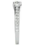 Inel De Logodnă Solitaire Éclat Divin din Aur 14k cu Moissanite de 1.09 ct din 14k Aur Alb - Castelo.ro