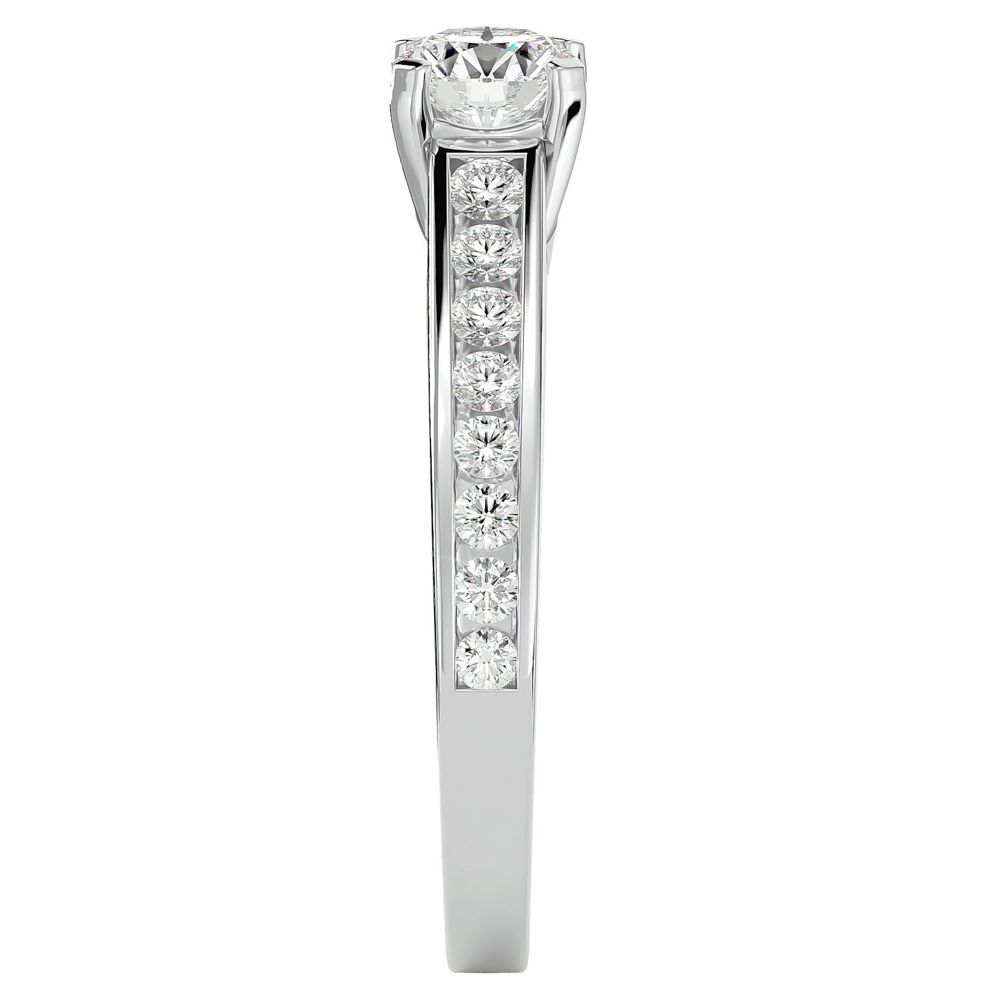 Inel De Logodnă Solitaire Éclat Divin cu Diamante Naturale de 1.09 ct din Platina - Castelo.ro