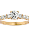 Inel De Logodnă Solitaire Vent du Nord din Aur 14k cu Diamante Create în Laborator de 1.16 ct din 14k Aur Galben - Castelo.ro
