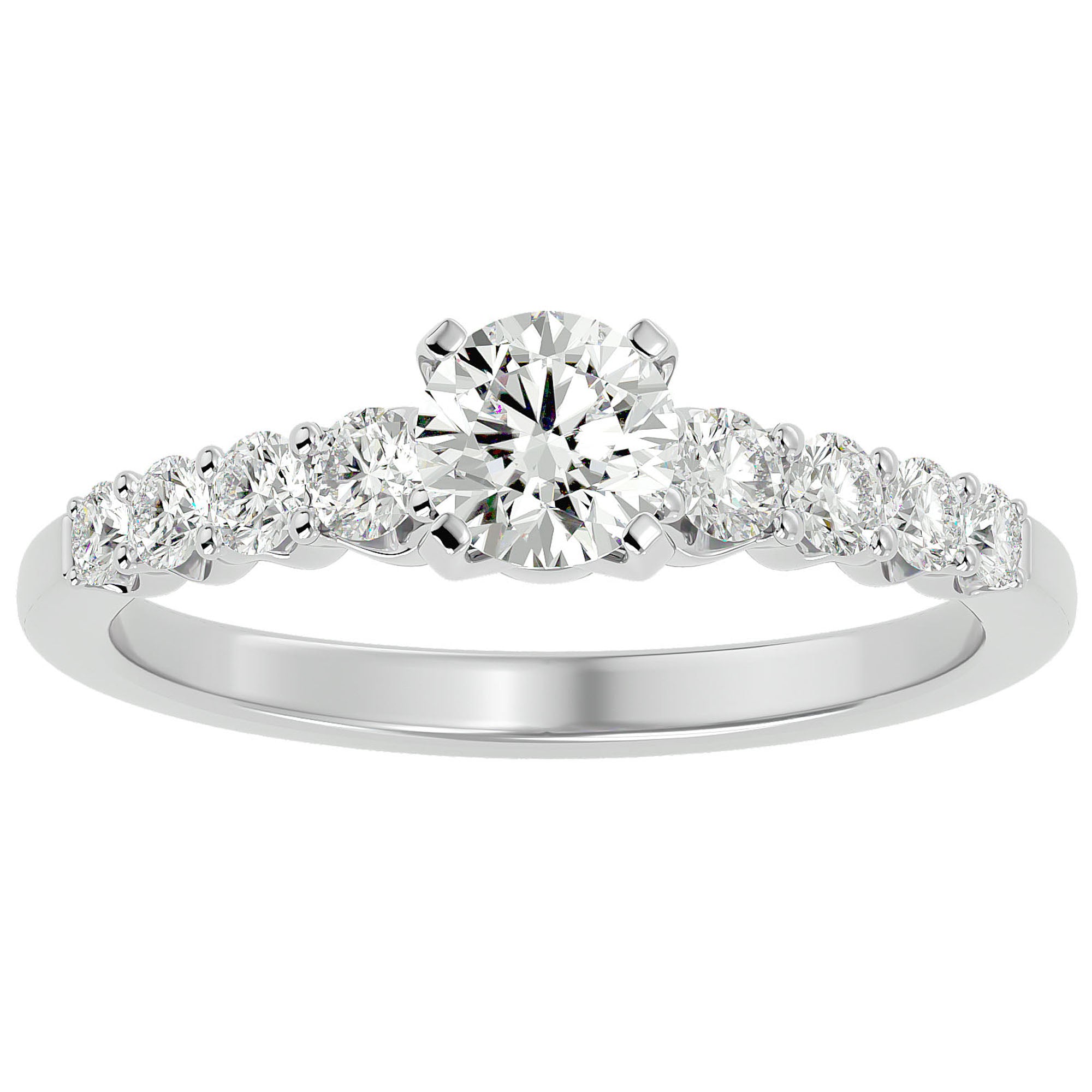 Inel De Logodnă Solitaire Vent du Nord cu Diamante Naturale de 1.16 ct din Platina - Castelo.ro