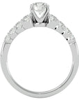 Inel De Logodnă Solitaire Vent du Nord din Aur 14k cu Diamante Create în Laborator de 1.16 ct din 14k Aur Alb - Castelo.ro