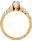 Inel De Logodnă Solitaire Vent du Nord cu Diamante Create în Laborator de 1.16 ct din 18k Aur Galben - Castelo.ro